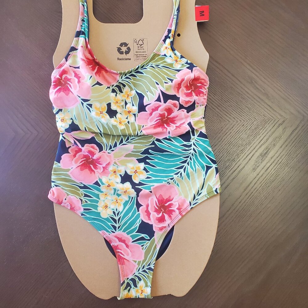 Hurley bathing suit Women's size Medium Floral New With Tags